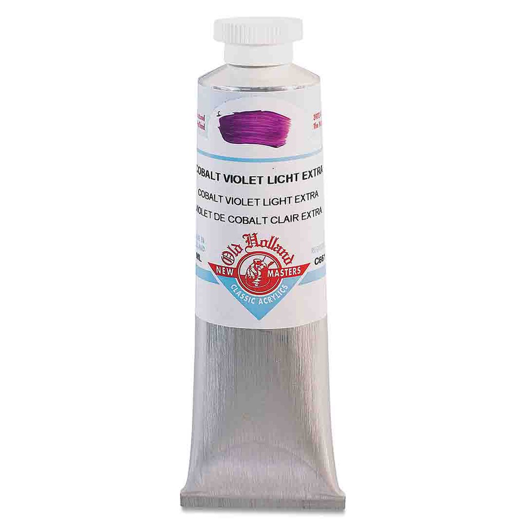 New Masters - Acrylic Tube 60ml Cobalt Violet Light Extra
