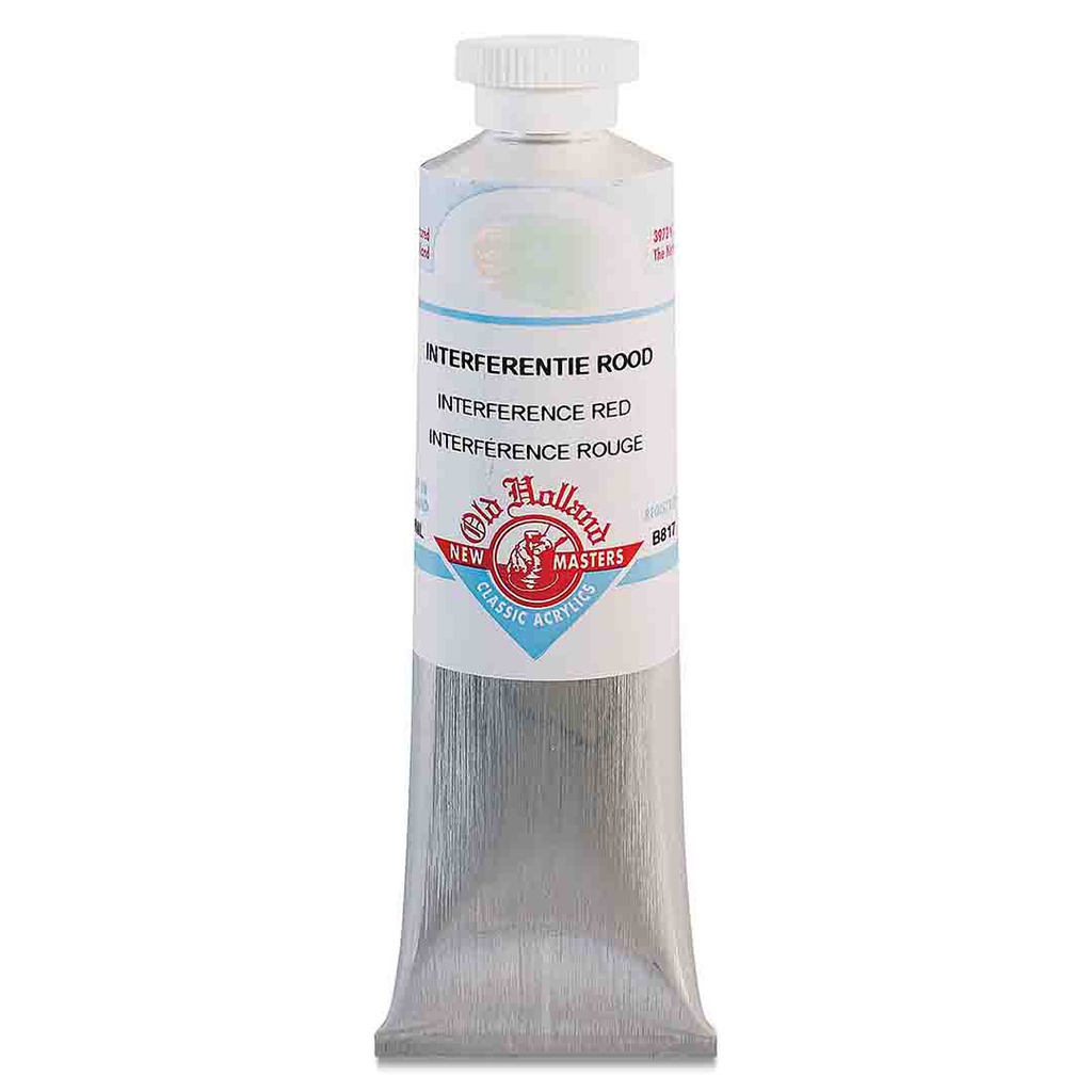 New Masters - Acrylic Tube 60ml Interference Red