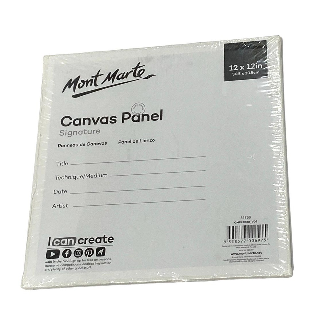 MM Canvas Panels Pack 2 30.5x30.5cm