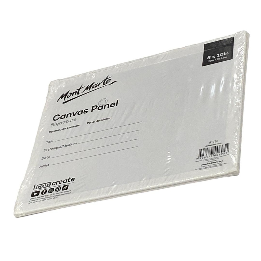 MONT-MARTE Canvas Panels Pack 2 20.4x25.4cm