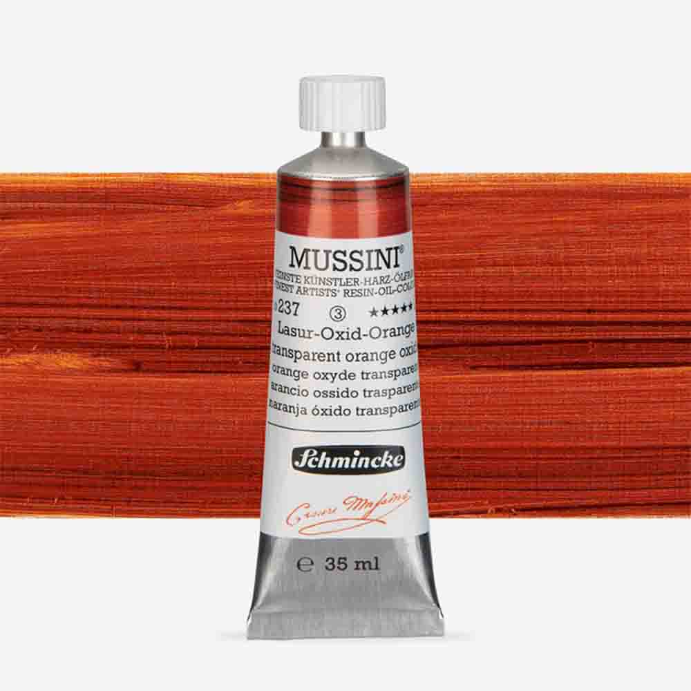 SCHMINCKE  MUSSINI 35ML OIL COLOUR  transparent orange Oxide