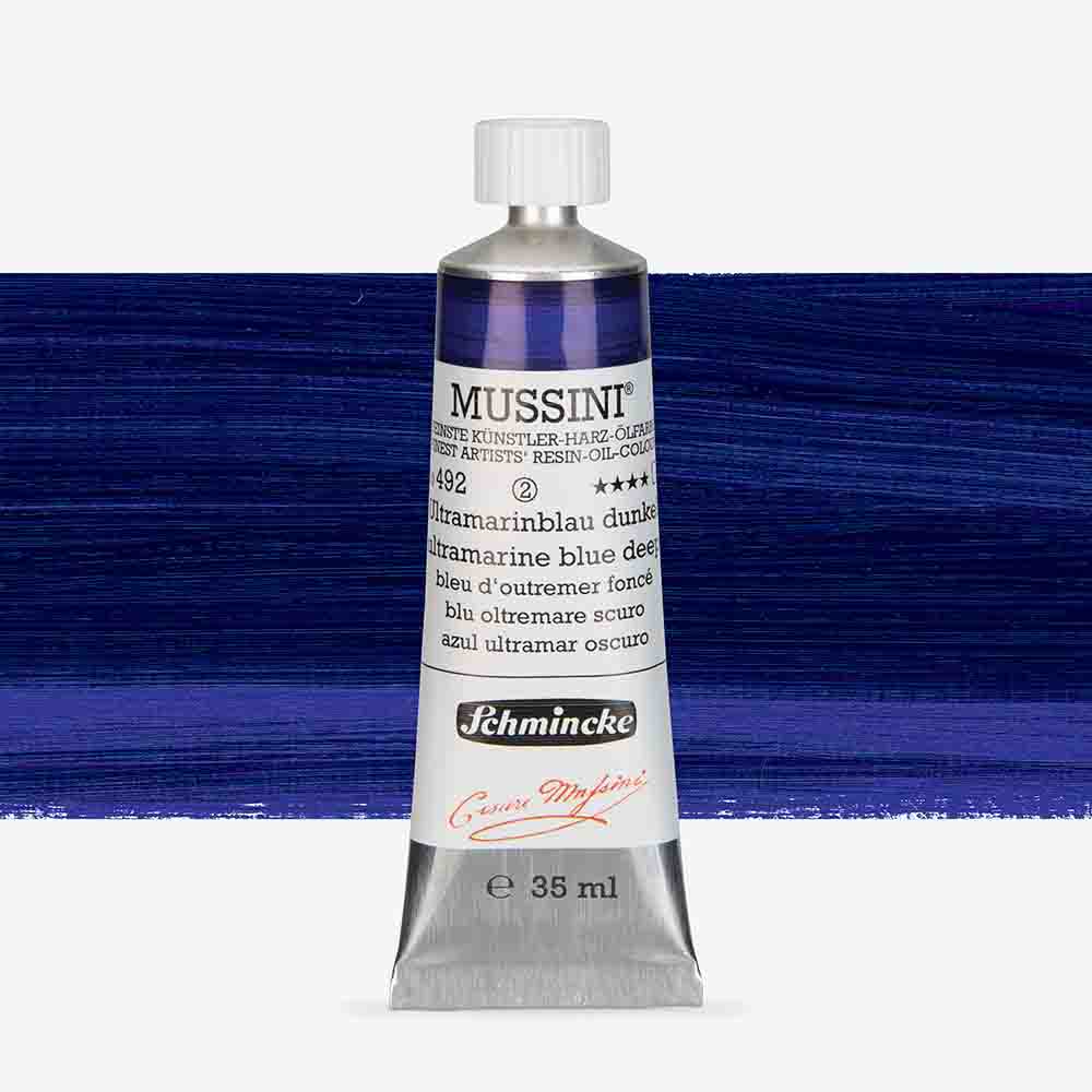 SCHMINCKE  MUSSINI 35ML OIL COLOUR  ultramarine blue