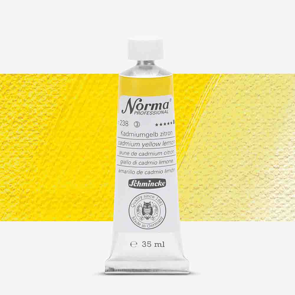SCHMINCKE  Norma Proffessional OIL COLOUR 35ML cadmium yellow lemon