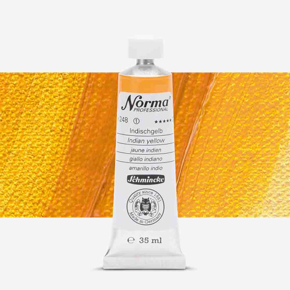 SCHMINCKE  Norma Proffessional OIL COLOUR 35ML indian yellow