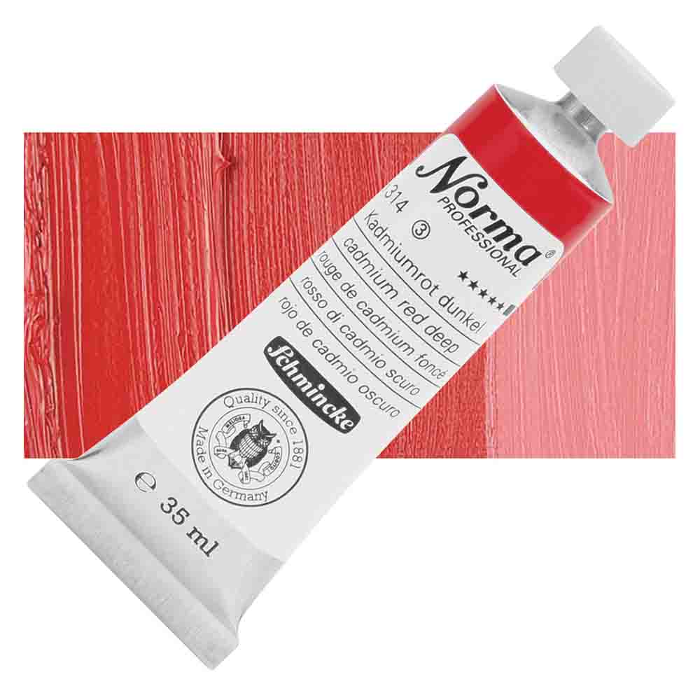 SCHMINCKE  Norma Proffessional OIL COLOUR 35ML cadmiumm red deep