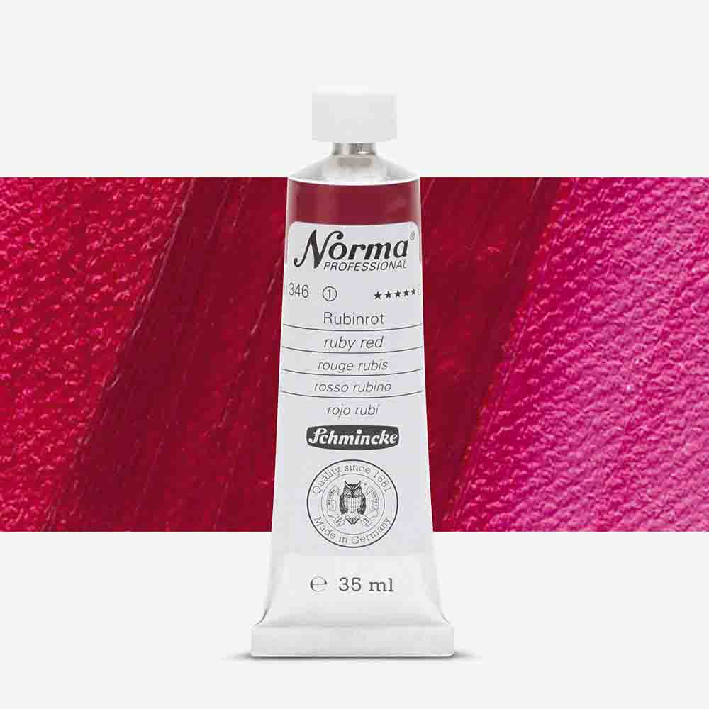 SCHMINCKE  Norma Proffessional OIL COLOUR 35ML ruby red