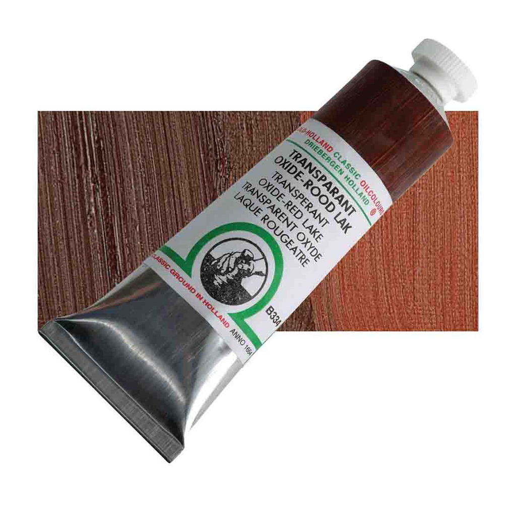 Old Holland - Oil Colour Tube 40ml Transparent Oxide Red Lake