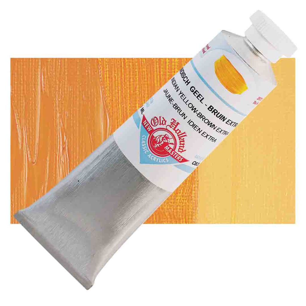 New Masters - Acrylic Tube 60ml Indian Yellow-Brown Extra