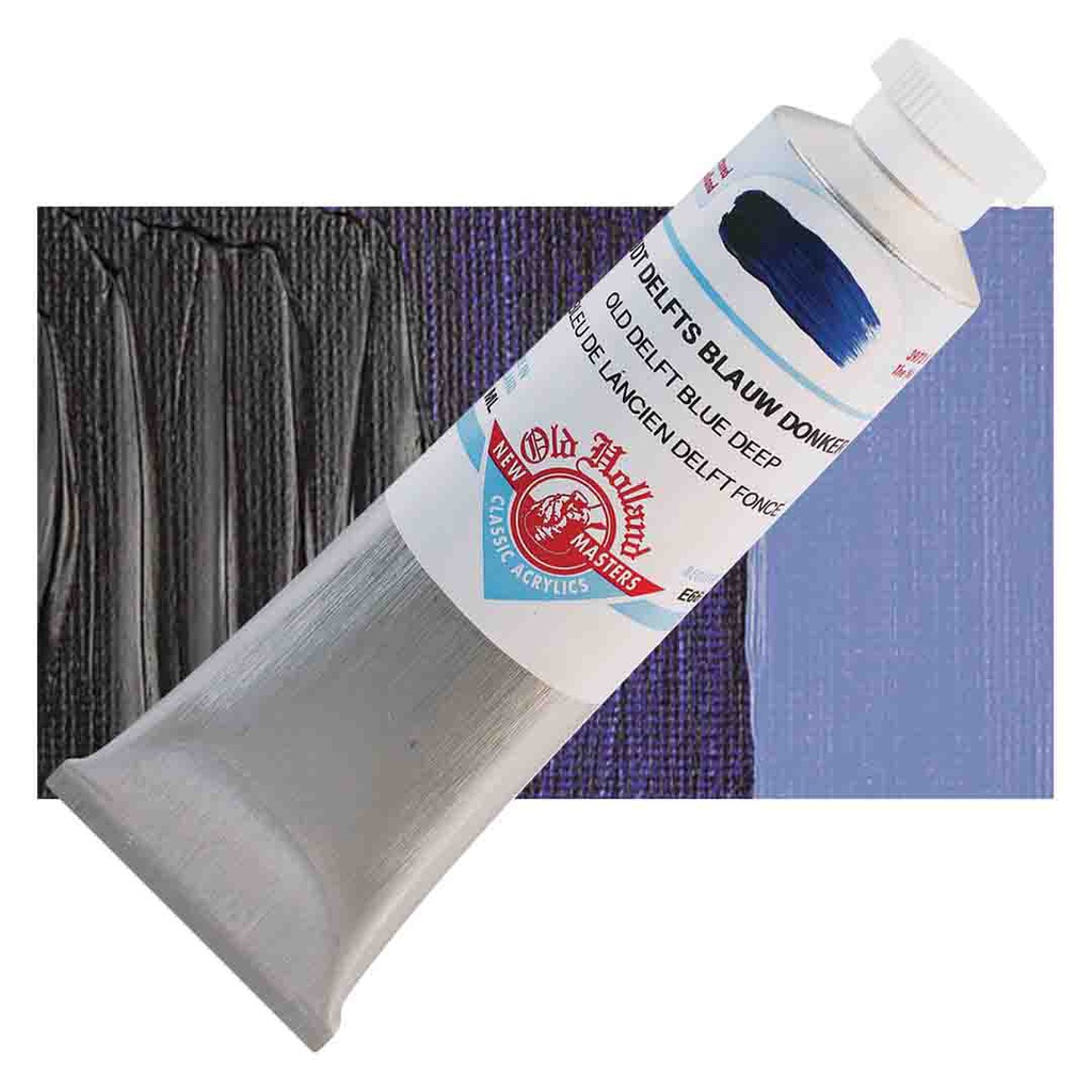 New Masters - Acrylic Tube 60ml Old Delft Blue Deep