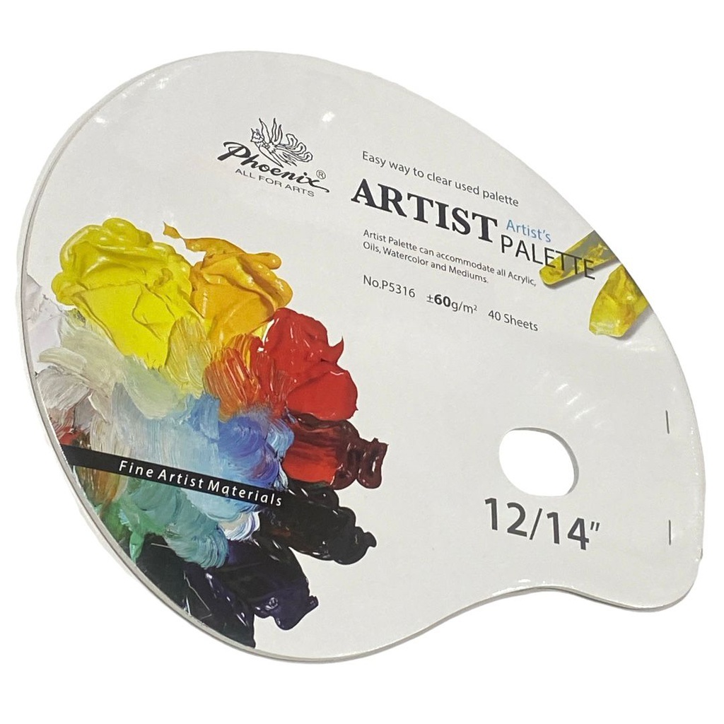 DISPOSABLE PALETTE 60GSM 40 SHEETS 12X14