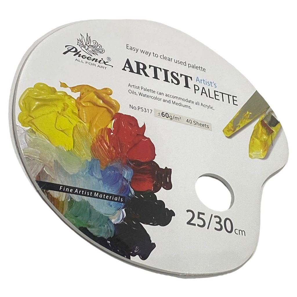 DISPOSABLE PALETTE 60GSM 40 SHEETS 25X30