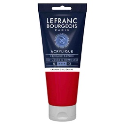 [300344] Lefranc &amp; Bourgeois fine acrylic color 200ML tube ALIZARINE CARMINE