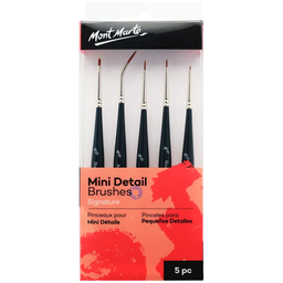 Mont Marte Oil Brush Set with Wallet 11pc