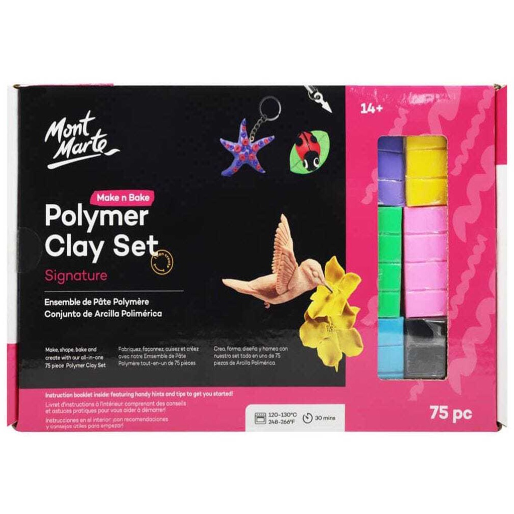 Mont Marte Make N Bake Polymer Clay 60g - Chinese White