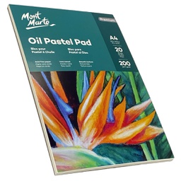 [MSB0145] MONT-MARTE Oil Pastel Pad 200gsm A4 20 Sheets