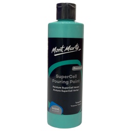 [PMPS0009] MONT-MARTE SuperCell Pouring Paint 240ml - Turquoise
