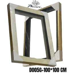 [D005G-4] ARTIST FRAME GOLDEN 3.5X4.05CM