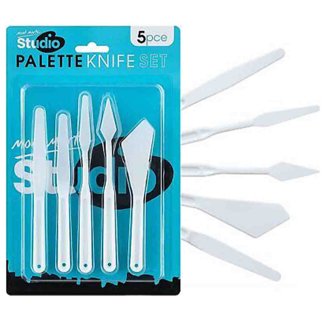 Plastic Palette Knife Set of 5