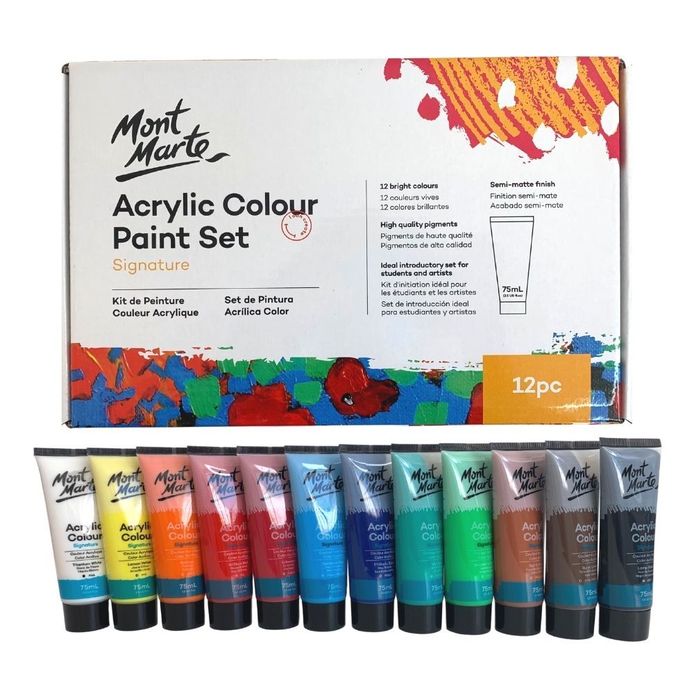 Mont Marte Acrylic Paint Set, Art Supplies