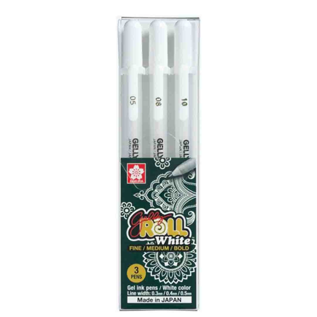 Sakura Gelly Roll Basic White 3-pack‏