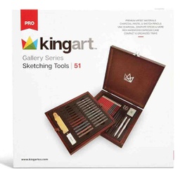 24 KINGART FINELINE COLOR INK PEN SET